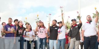 Juventud Sandinista 19 de Julio se reunieron en la Loma de Tiscapa
