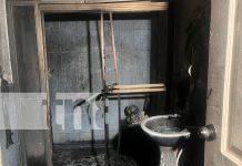 Foto: Incendio consume casa en el barrio Villa Dignidad y deja importantes pérdidas materiales/TN8