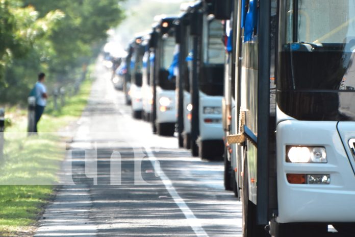 2 Foto: 250 unidades de buses se incorporan al transporte urbano colectivo de Managua /TN8