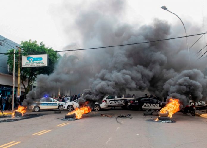 Foto: Tensión en Argentina /cortesía