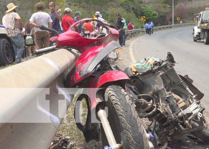 Motorizado murió de forma trágica en Estelí