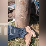 Motociclista muere al estrellarse contra un poste en la carretera Waslala, Matagalpa Foto: Motociclista muere al estrellarse contra un poste en la carretera Waslala, Matagalpa/TN8