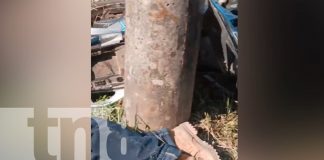 Foto: Motociclista muere al estrellarse contra un poste en la carretera Waslala, Matagalpa/TN8