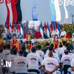 Presidente de Nicaragua, en acto por 250 nuevos buses: «En Nicaragua, la paz la defendemos los pueblos» Foto: Presidente Daniel Ortega y Vicepresidenta Rosario Murllo, en acto de entrega de 250 nuevos buses chinos a Nicaragua / TN8