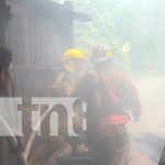 Incendio arrasa con una vivienda en Estelí Foto:Incendio arrasa con una vivienda en Estelí/TN8