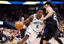Edwards comanda remontada de Wolves para eliminar a los Nuggets Anthony, Edwards, timberwolves, baloncesto,