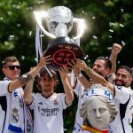 Real Madrid celebra su 36to título de la Liga de España real, madrid, fútbol, campeones,
