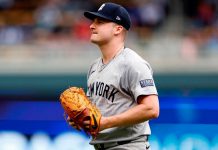 Con la mejor salida de Schmidt, Yankees blanquean 5-0 a Mellizos yankees, nueva, york, mlb,