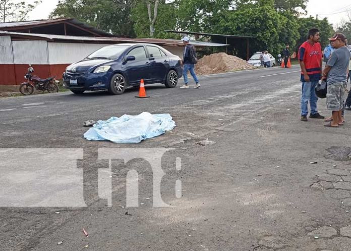 azuc-1 Foto: Mortal accidente de tránsito en Niquinohomo, Masaya / TN8