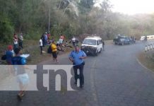 Foto: Aparatoso accidente de tránsito en Carazo / TN8