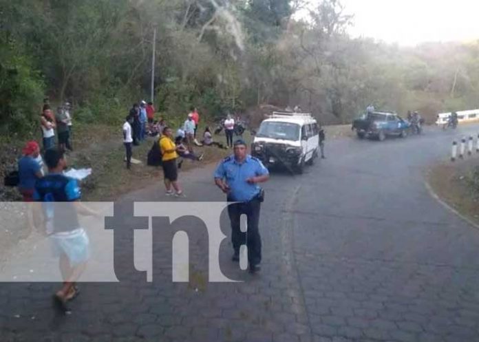 Foto: Aparatoso accidente de tránsito en Carazo / TN8
