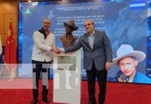 Foto: Busto de Sandino en China / TN8