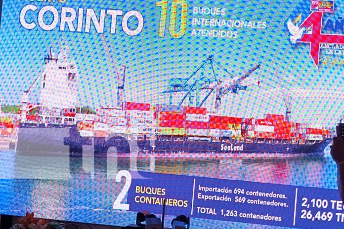 Foto: Empresa Portuaria Nacional, reporte de exportación e importación de Nicaragua / TN8