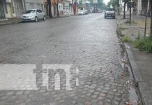 Foto: lluvias sobre la ciudad