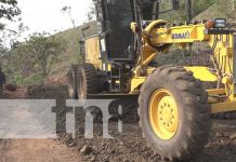 Avance económico: Matiguás rehabilita 8 kms de caminos productivos Foto: Rehabilitación de caminos en Matiguás / TN8