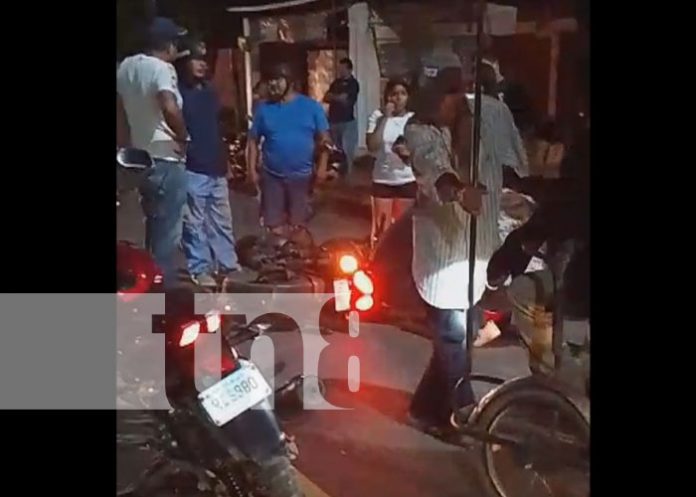 Foto: Choque de motociclista en Rivas / TN8 Foto: Choque de motociclista en Rivas / TN8