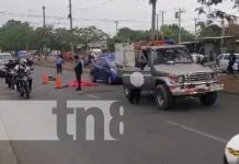 Foto: Mortal accidente de tránsito en Villa Reconciliación, Managua / TN8
