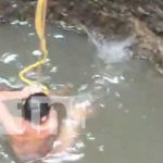 ¡Se le durmió el pájaro! Hombre bien «bolo» se fue de cabeza a un pozo en Rivas Foto: Hombre se precipita en una noria, o pozo, en Rivas / TN8