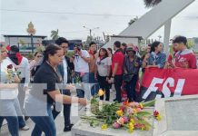 Foto: Homenaje a Rigoberto López Pérez / TN8