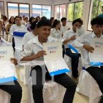 Más de 50 nuevos técnicos profesionales provenientes de Chinandega Foto: Nuevos técnicos profesionales de Chinandega / TN8