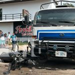 Accidente deja a motociclista ingresado en una sala del hospital de Jalapa Foto: Accidente deja a motociclista ingresado en una sala del hospital de Jalapa / TN8