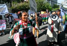 Protestan en Ecuador por la quema de gas en la selva Foto: Protestas en Quito Ecuador /cortesía