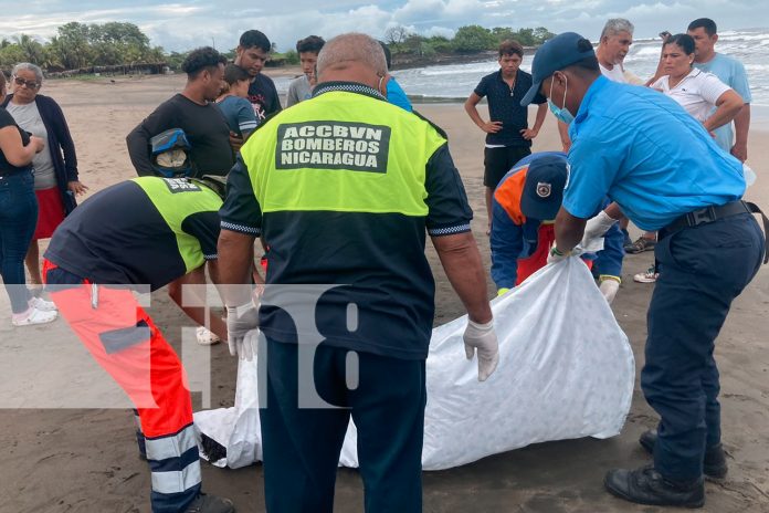 Foto: Adolescente muere ahogado en Playa Nahualapa del El Viejo, Chinandega / TN8