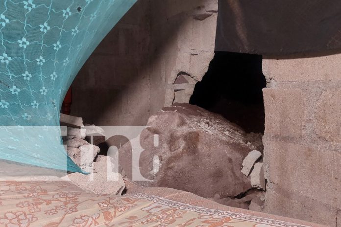 Lluvia y viento causan estragos en vivienda de Somoto