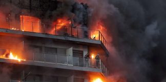 49 muertos por un incendio en un edificio de Kuwait