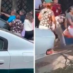 Viral: Tremendo «desmadre» se armó entre vecinos y cuidadores de carros Foto: Pelea se hace viral en redes /cortesía