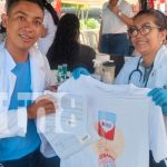 Ciudadanos llenan el Parque Sandino de Granada en jornada de donación de sangre