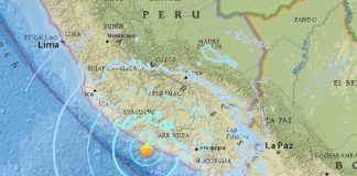 Sismo de magnitud 6,3 sacude el sur de Perú