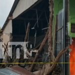 Milagroso escape de trabajadores en derrumbe de Jinotepe, Carazo Foto: Milagroso escape de trabajadores en derrumbe de Jinotepe, Carazo/TN8