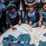 Suman a 151 los periodistas asesinados por Israel en Gaza Foto: periodistas asesinados /cortesía
