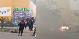 Propinan brutal golpiza y prenden fuego a un ladrón en Perú