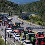 Agricultores de España y Francia bloquean frontera tras elecciones Foto: Agricultores paralizan frontera /cortesía