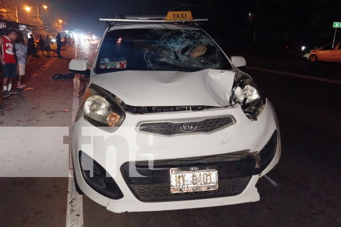 1 Accidente en Carretera Masaya a Catarina cobra vida de hombre no identificado