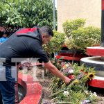 Foto: Ofrendas florales y actos culturales en toda Nicaragua al fundador del FSLN/TN8