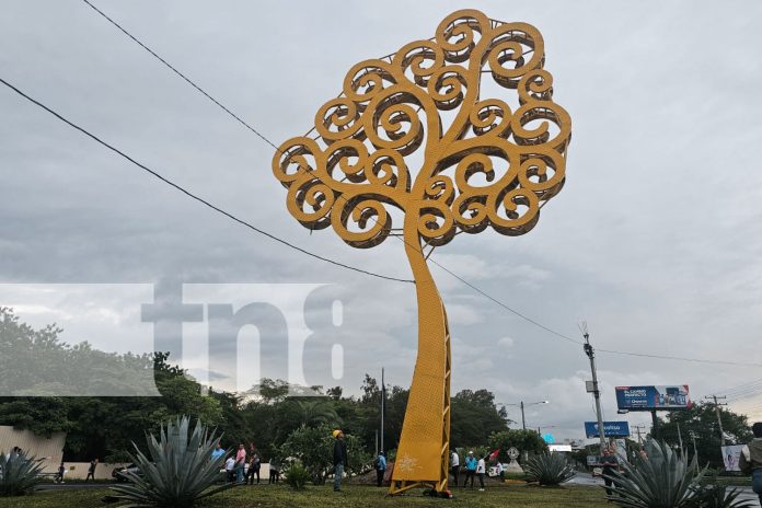 1 Foto: ¡Managua brilla! ENATREL inaugura 16 nuevos Árboles de la Vida en la Capital/TN8
