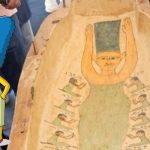 ¿Predicción de Los Simpson? Descubren antigua figura «idéntica» a Marge Simpson Foto: ¿Marge Simpson en antiguo Egipto? /cortesía