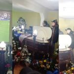 Funeral se convierte en escenario de fútbol tras ver partido de Copa América Foto: Partido de futbol en pleno funeral /cortesía