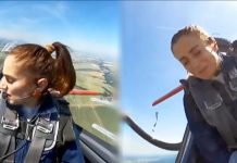 Piloto vive «el susto de su vida» tras destaparse el techo en pleno vuelo Foto: Piloto se viraliza en redes /cortesía