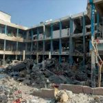 Foto: Masacre en escuela de Gaza /cortesía