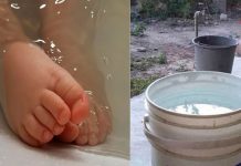 Dolor en Brasil: Bebé muere ahogado en cubeta de agua, su madre lavaba ropa Foto: Bebé muere ahogado en Brasil /Cortesía