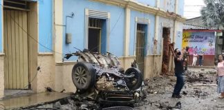 Foto: Tres muertos deja explosión de cochebomba en Colombia /Cortesía