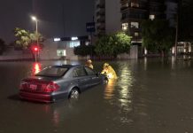 «Hasta el cuello de agua»: Fuertes lluvias causan estragos en México Foto: Fuertes lluvias provocan inundaciones en México /Cortesía