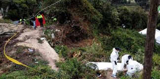 Foto: Encuentran cadáveres en una trocha de Colombia /Cortesía