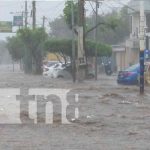 Fuertes lluvias en Nicaragua: entró de lleno la onda tropical número 9 Foto: Onda tropical número 9 provoca fuertes lluvias, así lo confirmaron autoridades de INETER/ TN8