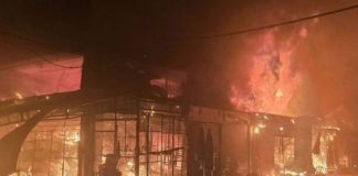 Foto: Devastador incendio de mercado en Tailandia /Cortesía