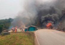 Explosión de camión cargado de gas deja dos muertos y 12 heridos en Colombia Foto: Camión de gas explota dejando varios muertos en Colombia /Cortesía
